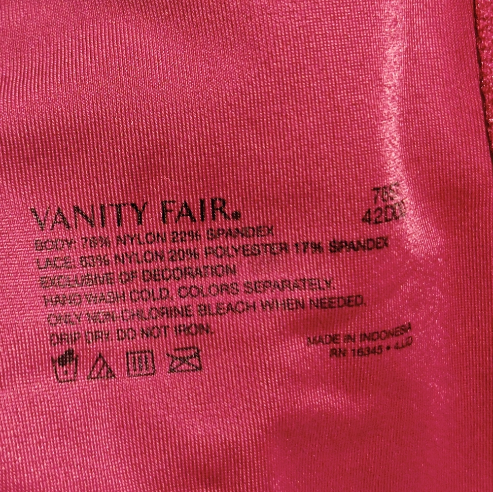 Vanity Fair Radiant Collection Women's 2-Ply Back & Side Smoothing Underwire Bra - Picture 8 of 8